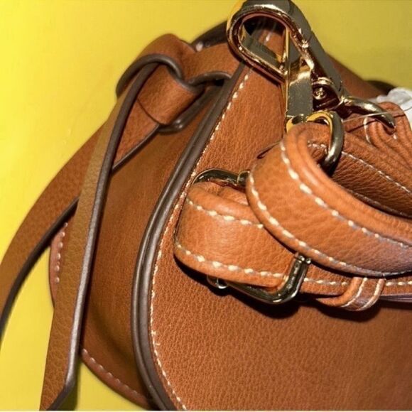 Rachel Zoe Vegan Leather Brown Crossbody/ Belt Bag. NWT - Picture 8 of 8